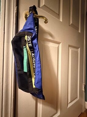 Lacoste multi-color sling bag/fanny pack